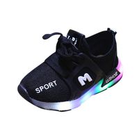 Toddler Baby Girs Led Light Shoes Boys Soft Luminous Mesh Breathable Outdoor Sport Sandals