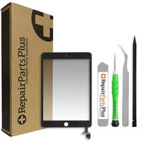 RepairPartsPlus iPad Mini 3 Screen Replacement Glass Touch Digitizer with IC Connector Premium Repair Kit with Tools (Black)