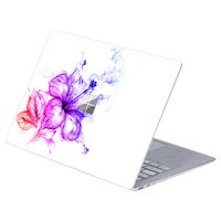 MasiBloom 1 PCS Anti-Scratch Vinyl Decal Sticker Laptop Cover Skin for 13" 13.5 inch Microsoft Surface Laptop 3 & 2 & 1 (2019/18/17 Released), Not Compatible with Surface Book (Lily- Multicolor)