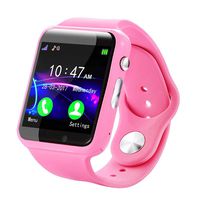 1.54 Inch Screen Smart Child Watch, Music Playback, Sedentary Reminder, Calculator Alarm, Multi-Functional Bluetooth Touch Smartwatch, Best Gift(Pink)