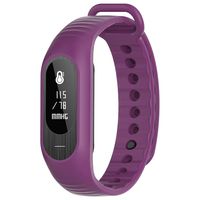 Smart Watch Blood Pressure Heart Rate Monitor Fitness Tracker (Amaranth)