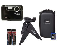 Vivitar Camera Combo Including Batteries,SD Card,Case and Tripod