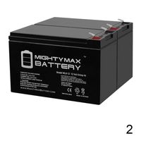 Mighty Max Battery ML8-12 - 12 Volt 8 AH SLA Battery (2 Pack)
