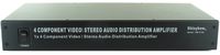 1:4 SHINYBOW COMPONENT VIDEO / ANALOG AUDIO AMPLIFIER SPLITTER