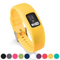 Watbro Compatible with Garmin Vivofit 4 Bands, Silicone Replacement Watch Band Strap for Garmin Vivofit 4 Activity Tracker, Sport Colorful Wristband for Vivofit 4 Smartwatch Women Men Large Small