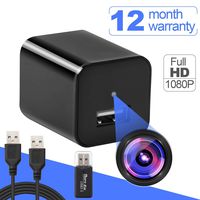 Hidden Spy Camera -Motion Sensor Security - HD 1080P Wireless Surveillance Video Cameras - USB Hidden Camera - Portable Home & Travel Cams - Built-in Battery - No WiFi Need