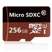 NATTEW 256GB Micro SD SDXC Card Class 10 Flash Memory Card with Free Adapter,Designed for Android Smartphones, Tablets and Others
