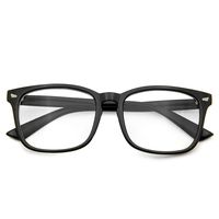 Blue Light Blocking Glasses Anti Eye Strain Minimize Headache UV Blocking Computer Reading Gaming Eyeglasses, Men/Women (Black)