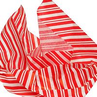 240ea - 20 X 30 Peppermint Stripe Tissue Paper Christmas