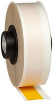 Brady 42103 HandiMark 50' Length 0.5" Width, B-581 Repositionable Vinyl Film Yellow Color Tape