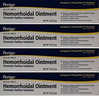 Hemorrhoidal Pain Relief Ointment Generic for Preparation H for Fast Relieves of Internal and External Hemorrhoid Symptoms 2 oz. Per Tube Pack of 4 Total 8 oz.