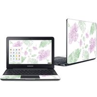 Mightyskins Skin Compatible with Samsung Chromebook 3 11.6" - Water Color Flowers | Protective, Durable, and Unique Vinyl Decal Wrap Cover | Easy to Apply, Remove, and Change Styles | Made in The USA