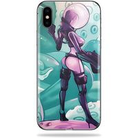 MightySkins Skin Compatible with Apple iPhone Xs Max - Tentacle Invasion | Protective, Durable, and Unique Vinyl Decal wrap Cover | Easy to Apply, Remove, and Change Styles | Made in The USA