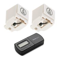 Audio-Technica Replacement Stylus for AT3600L Cartridge (2) with Knox Gear Digital Turntable Stylus Scale