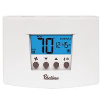 Robertshaw RS4110 Heat Pump/Single Stage 1 Heat/1 Cool Digital Non-Programmable Thermostat