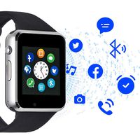 Janker Smart Watch,Bluetooth Smartwatch with SIM Card Slot Camera Music Play Watch Phone Compatible Android Phones for Women Men Kids