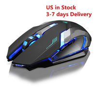 Kollmert Chargeable X7 Wireless Silent LED Backlit USB Optical Ergonomic Gaming Mouse