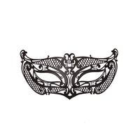 Masquerade Mask for Women Metal Mask Shiny Rhinestone Venetian Party Evening Prom Ball Mask Bar Costumes Accessory (Spider)