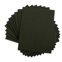 Houseables Crafts Foam Sheets, Art Supplies, EVA, 6mm Thick, Black, 9 X 12 Inch, 10 Pack, Paper Scrapbooking, Cosplay, Crafting Foams Paper, Foamie Crafts, For Kids, Boy Souts, Halloween, Cushion