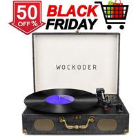 Vinyl Record Player Turntable Vintage Record Player with Speakers Portable Turntable Wireless LP Player Retro Record Player Classic Turntable