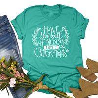 Winsummer Christmas Movie T-Shirt Women Christmas Shirt Funny Cute Graphic T-Shirt Short Sleeve Tees Tops T Shirt