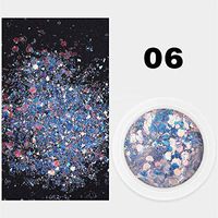 Glitter Powder, Putars Mix Glitter Powder Sequins, Arts Crafts Extra Solvent Resistant Glitter Powder, Makeup Gradient Flash Color Powder Nail Craft Glitter,Assorted Colors