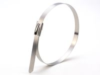 12" Stainless steel 316 cable tie, 10 pack