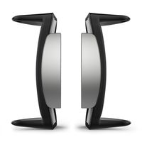 Gear S2 Watch Lugs/Connectors/Clasps, MoKo Stainless Steel Replaceable Connection Adapter Connect 20mm Watch Band for Samsung Gear S2 SM-R720 & SM-R730, Black