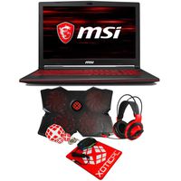 MSI GL63 9SDK-610 Essential (i7-9750H, 16GB RAM, 2TB NVMe SSD, NVIDIA GTX 1660 Ti 6GB, 15.6" Full HD 120Hz 3ms, Windows 10 Pro) Gaming Laptop