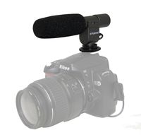 Polaroid Pro Video Condenser Shotgun Microphone For The Pentax K-01, K-30, K-X, K-7, K-5, K-R, 645D, K20D, K200D, K2000, K10D, K2000, K1000, K100D Super, K110D, *ist D, *ist DL, *ist DS, *ist DS2 Digital SLR Cameras