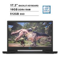 2019 Dell G7 17 7790 17.3 Inch FHD Gaming Laptop (9th Gen Intel 6-Core i7-9750H up to 4.50 GHz, 16GB DDR4 RAM, 512GB SSD, NVIDIA GeForce RTX 2060, RGB Backlit Keyboard, Windows 10) (Abyss Gray)