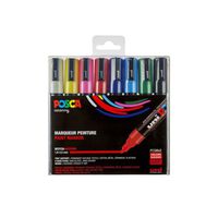 Posca PXPC5M8 Acrylic Paint Marker Set, Medium, Assorted