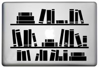 Bookshelf Library MacBook Sticker Decorative Decal is a Shelf Mac Pro Decal. Laptop Sizes 11, 12, 13 and 15 inch. Looks Great with Your Shelf Full of Books Decals. Many Colors-Black