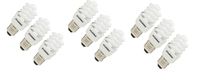 Sylvania 13W CFL T2 Spiral Light Bulb, 60W Equivalent, 850 Lumens, 3500K Bright White, Non-Dimmable (9-Pack) (Bright White)