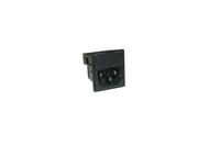 Interpower 83110180 Two Function Double Fused Module, C14 Inlet, Double Fused, 1.5mm Panel Thickness, 10A Current Rating, 250VAC Voltage Rating