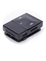 Kanzd Portable Mini USB Clip Digital Mp3 Music Player Support 8GB SD TF Card (B)