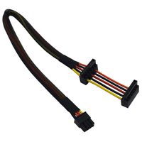 COMeap Motherboard ATX Mini 8 Pin to 2X Right-Angle 15 Pin SATA Hard Drive HDD Power Adapter Cable for Dell OptiPlex Series 3020 5040 7020 9020 14.5-inch(37cm)