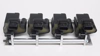 LS Truck Remote Mount Coil Relocation Brackets Square Coils D581
