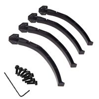 ShareGoo Universal Tall Landing Gear Skids for DJI F450 F550 SK480 Qudcopter Multirotor,Black