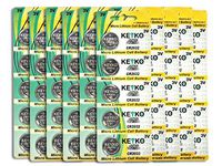 2032 Battery CR2032 3V Lithium Coin Cell Battery Type : CR2032 / DL2032 / ECR2032 Genuine KEYKO Supreme High Energy - 50 pcs Pack