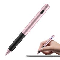 MoKo Universal Active Stylus Pen, Capacitive Fine Point Touch Screen Tablets Ditgial Pencil Compatible Apple iPad, Mini/Air/Pro, iPhone, Samsung Galaxy, Touchscreen Devices & Smartphones - Rose Gold