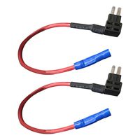 TOOGOO 2 Pack Add-A-Circuit Fuse Tap Lot Dash Cam Radar Install