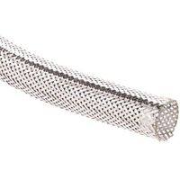 Electriduct 1.25" Chrome XC Metallic Expandable Braided Sleeving Flexible Wire Mesh Cable Sleeve - 100 Feet