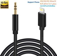 Aux Cord for iPhone 3.5mm Aux Cable for Car Compatible with iPhone 11/11Pro/XR/XS/XS Max/X/8/8 Plus/7 Plus, 3.5mm Male Stereo Audio Cable Car Aux Cable for Car/Home Stereo or Headphones(3.3ft)