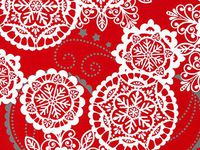 Lacy Snowflake Christmas Holiday Gift Wrap Paper - 15 Foot Roll