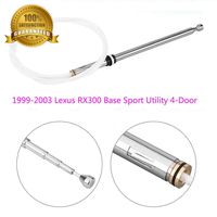 86337-0W030 A033-0W030 Power Antenna Mast For 1999 2000 2001 2002 2003 Lexus RX300 Base Sport Utility 4-Door 3.0L Power Aerial AM FM Radio Antenna Mast Replacement Cord Cable 12 Months Warranty