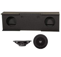 (2) ROCKFORD FOSGATE R2SD4-12 12" 1000W Subwoofers + GMC Chevy Crew Cab Sub Box