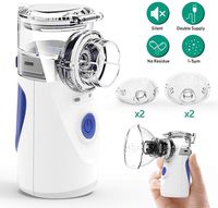 Portable Cool Mist humidifier Machine, Professional Ultrasonic Vaporizer for Kids & Adults, Cool Mist Machine for Travel and Home Daily Use, 2 Masks