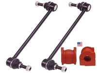 4PC New Suspension Stabilizer Links & Sway Bar Bushings for 2001-2013 Acura MDX / 2003-2013 Honda Pilot K90349