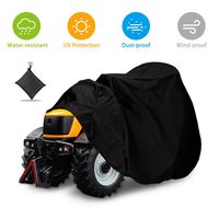 NASUM Outdoors Lawn Mower Cover -Tractor Cover Fits Decks up to 54", Riding Lawn Mower Cover, Protection Universal Fit for Your Ride-On Garden Tractor, with Drawstring & Storage Bag（72x54x46in）